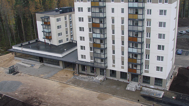 Многоквартирный жилой дом №24 в микрорайоне №5 жилого района «Древлянка-II» в г.Петрозаводске отгружен