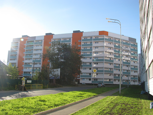 Многоквартирный жилой дом в районе пересечения улиц Ватутина и Шевченко отгружен