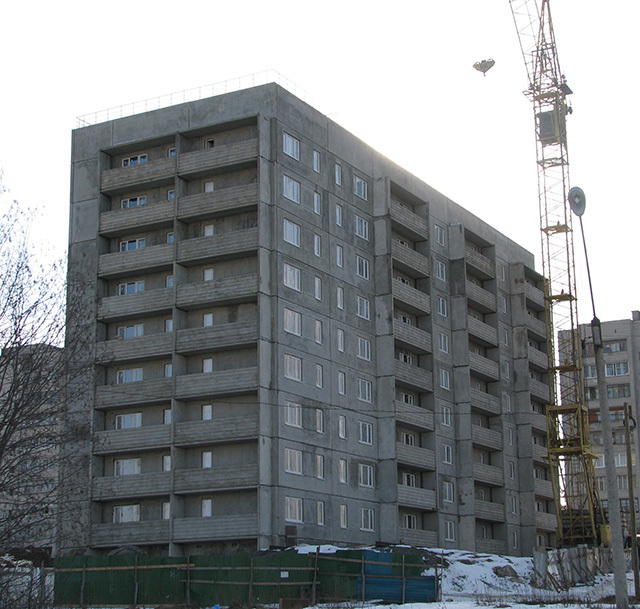 Многоквартирный жилой дом в районе улиц Пограничной и Беломорской в г.Петрозаводске отгружен