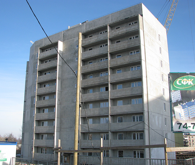 Многоквартирный жилой дом в районе пересечения улиц Мичуринской и Черняховского в г. Петрозаводске отгружен
