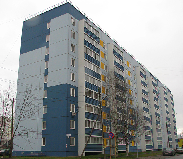 Многоквартирный жилой дом по ул.Лежневая (I очередь) в г. Петрозаводске отгружен