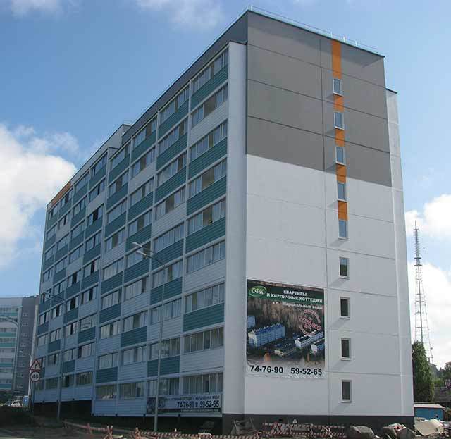 Многоквартирный жилой дом по ул.Парковая/ул.Ватутина в г.Петрозаводске отгружен