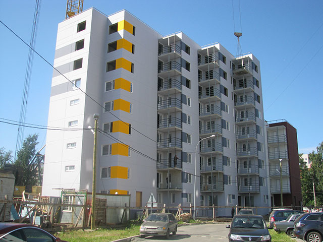 Многоквартирный жилой дом по ул. Мелентьевой в г. Петрозаводске отгружен