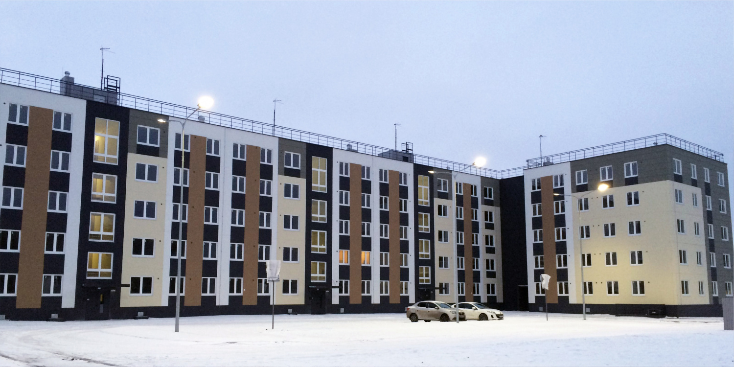 Многоквартирный жилой дом в районе ул. Мерецкова в г. Беломорске отгружен
