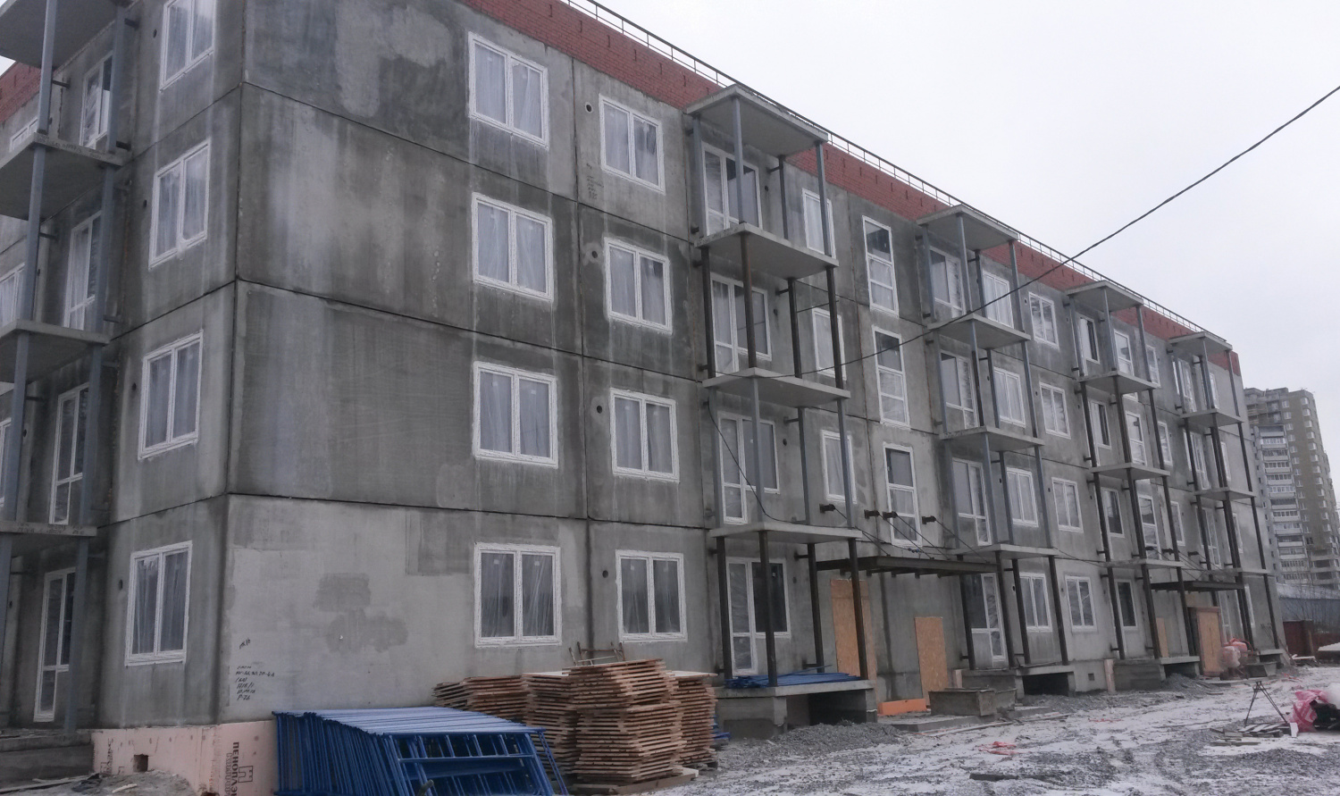 Многоквартирный жилой дом №2 по ул.Балтийской ЖК "Черника" отгружен