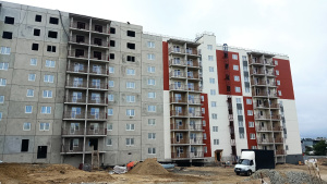 Завершена поставка комплекта конструкций полносборного крупнопанельного о жилого дома по ул.Белинского