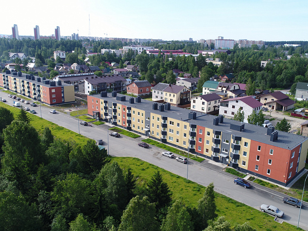Два 60-квартирных жилых дома по ул. Муезерской